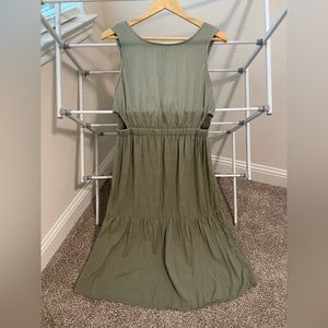 Khaki Green Dress